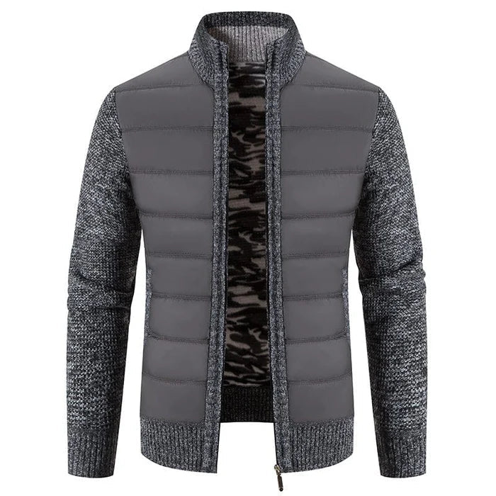 Men's Wool Lined Jacket HARTTMAN HT155 in Dark Grey