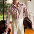Men's Formal Shirt HARTTMAN HT057 in Brown