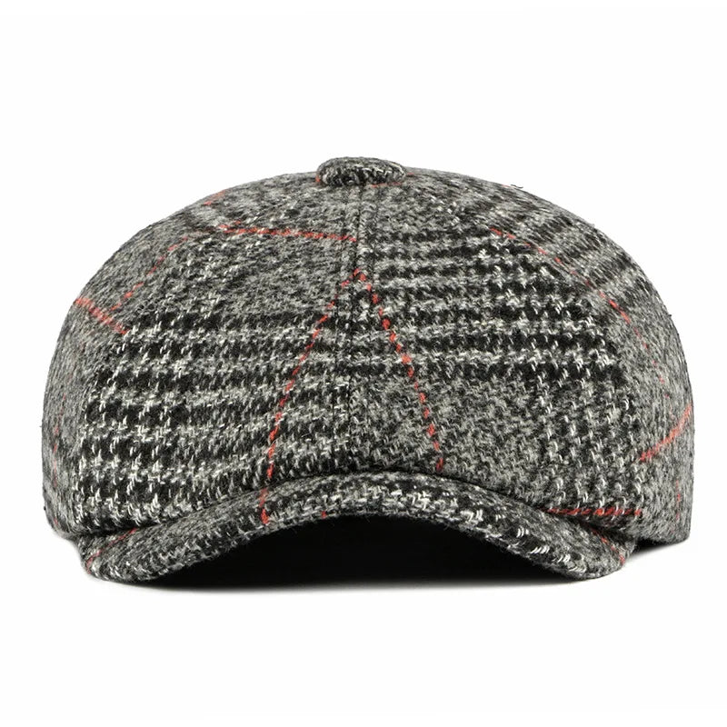 Men's English Wool Flat Cap HARTTMAN HT017