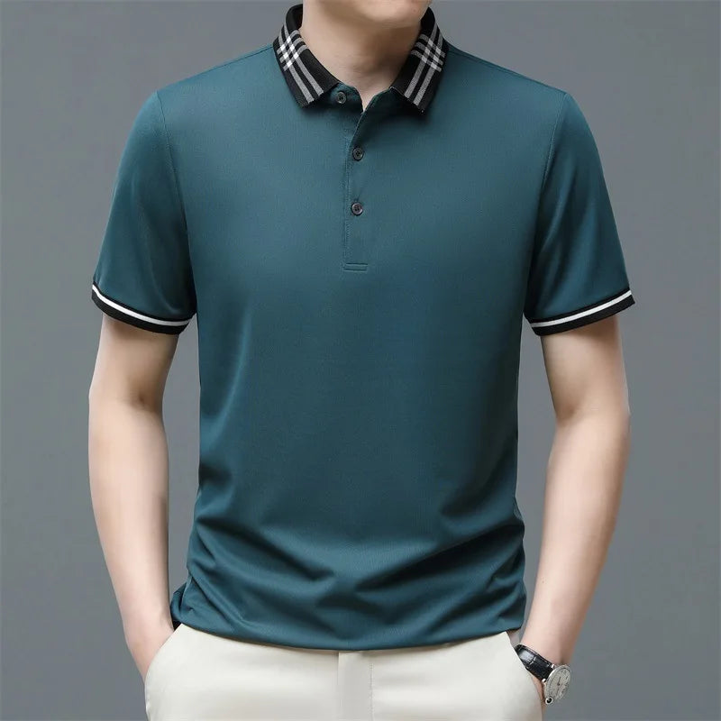 Men's Premium Cotton Polo Shirt HARTTMAN HT116 in Dark Green