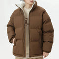 Men's Puffer Jacket HARTTMAN HT157 in Brown