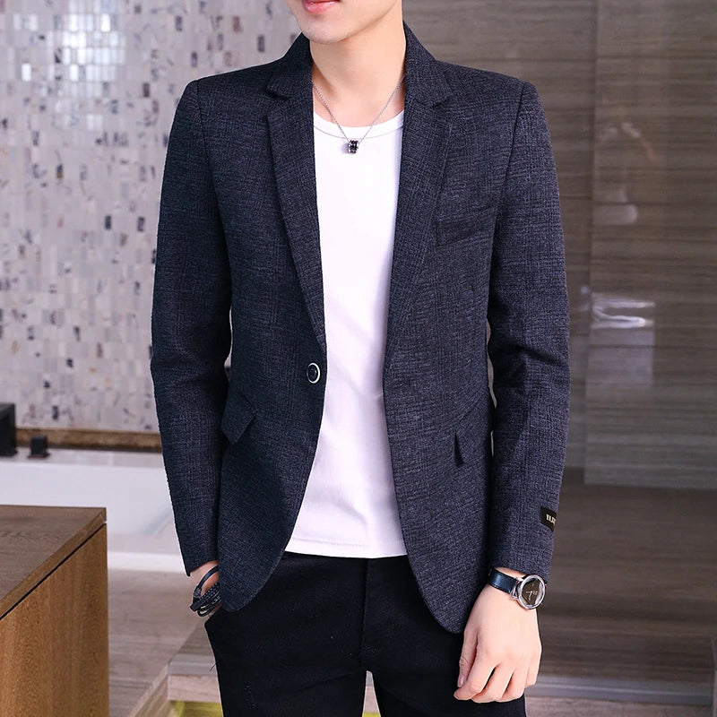 Men's Blazer HARTTMAN HT014 in Dark Grey