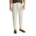 Men's Linen Trousers HARTTMAN HT343 in Apricot