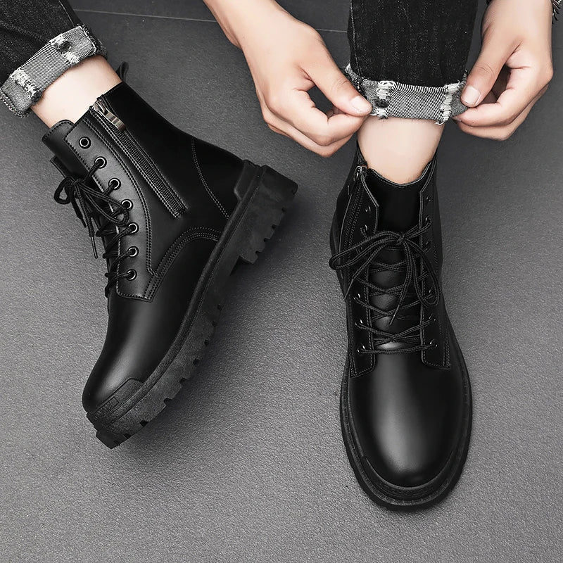 Men's Leather Boots HARTTMAN HT034