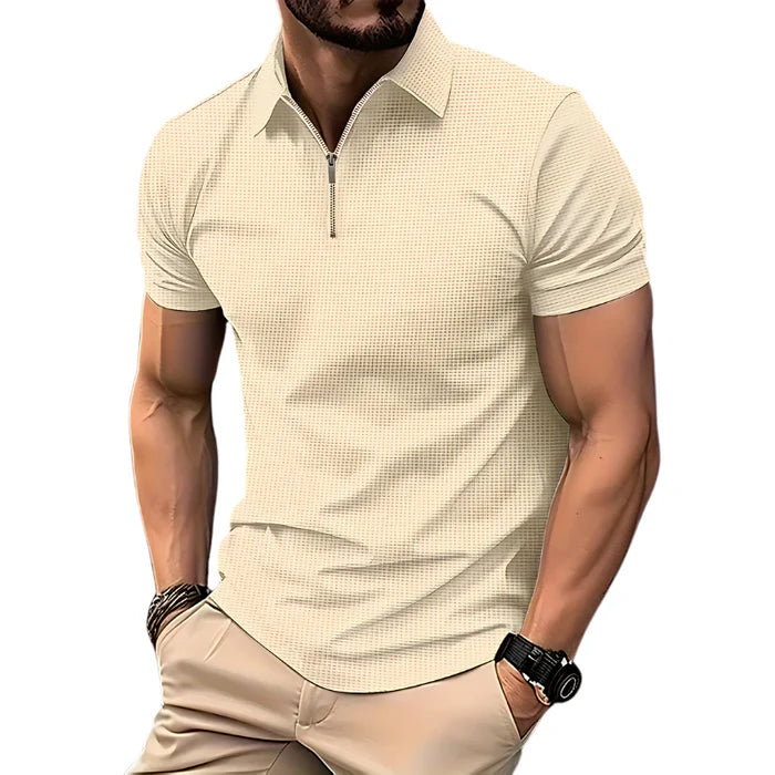 Men's Cotton Polo Shirt HARTTMAN HT104 in Khaki
