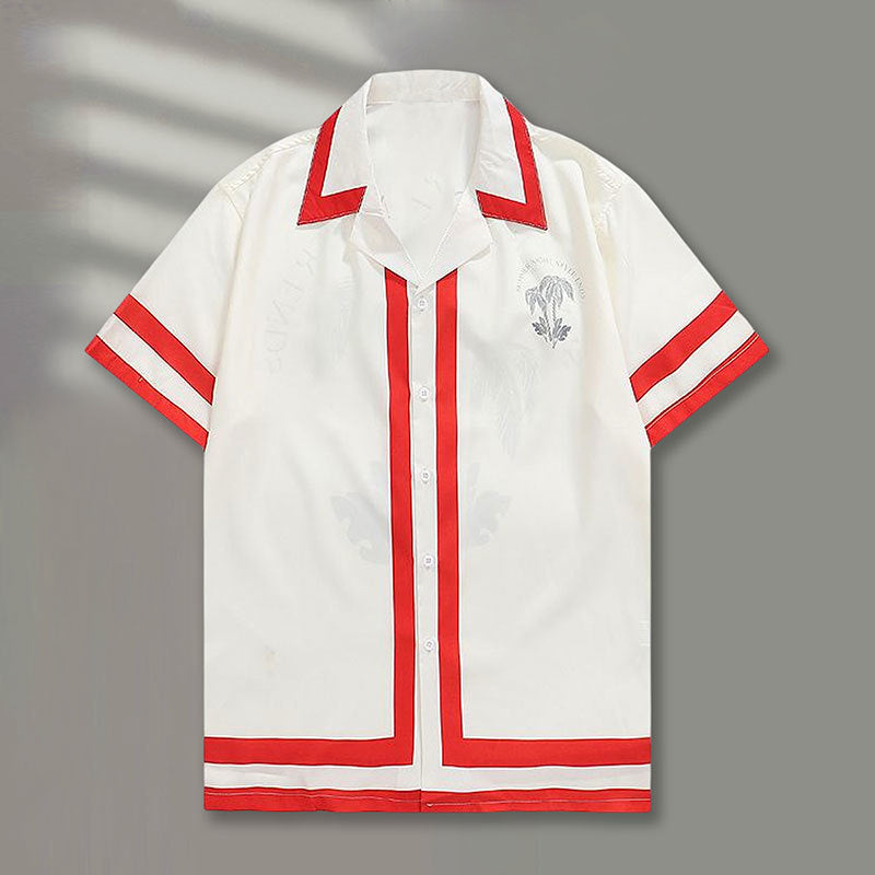 Men's Cotton Shirt HARTTMAN HT388 in Red