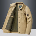 Men's Casual Cotton Jacket HARTTMAN HT183 in Khaki