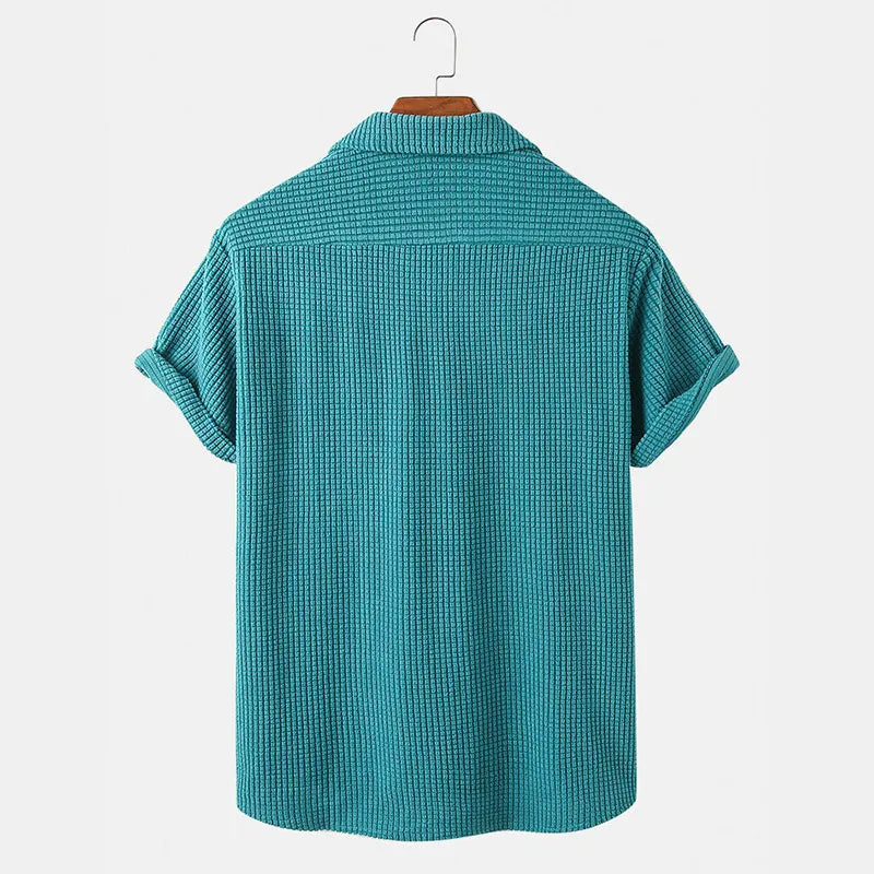 Men's Striped Cotton Shirt HARTTMAN HT094