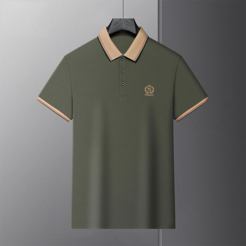 Men's Cotton Polo Shirt HARTTMAN HT107 in Green
