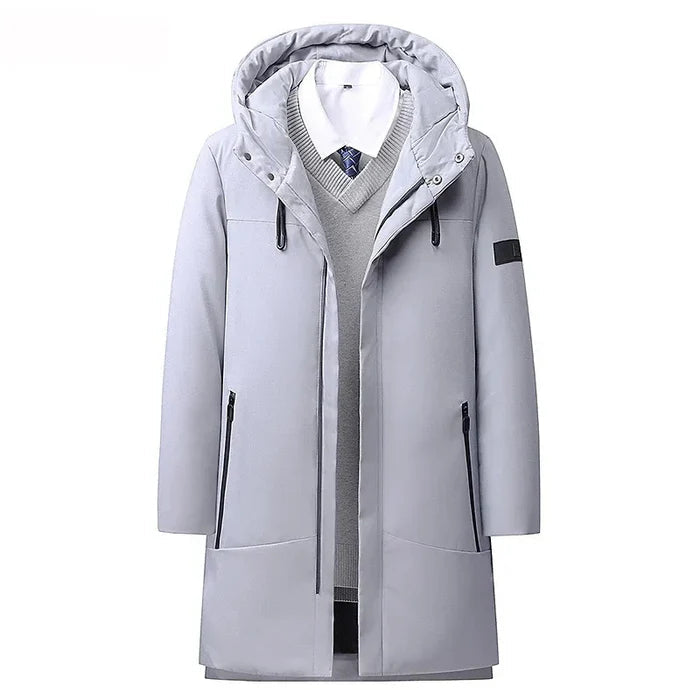 Men's Overcoat HARTTMAN HT225 in Grey