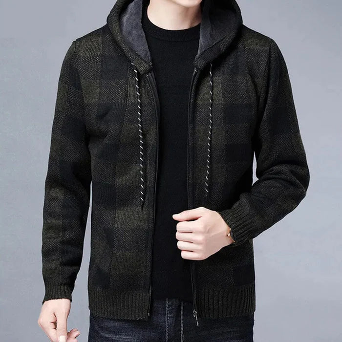Men's Check Jacket HARTTMAN HT144 in Green