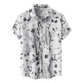 Men's Printed Shirt HARTTMAN HT390 in White