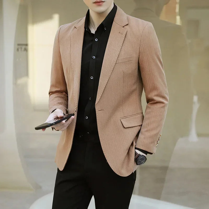 Men's Blazer HARTTMAN HT015 in Khaki