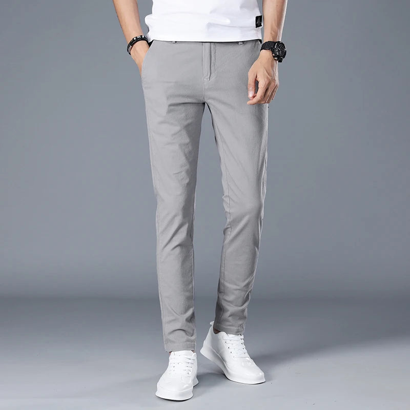 Men's Casual Trousers HARTTMAN HT049 in Grey