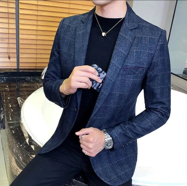 Men's Blazer HARTTMAN HT002 in Blue