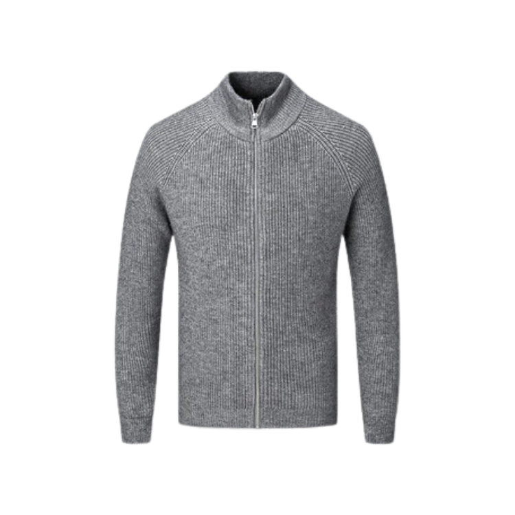 Men's Sweater with Zip HARTTMAN HT020 in Grey