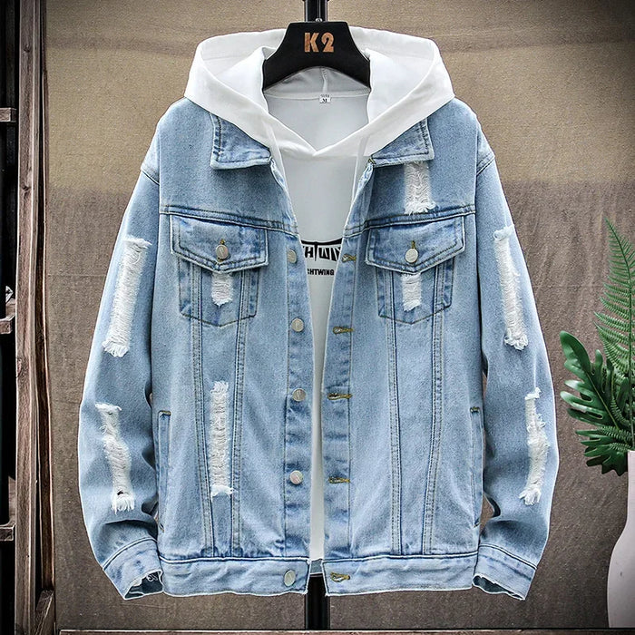 Men's Denim Jacket HARTTMAN HT138 in Light Blue