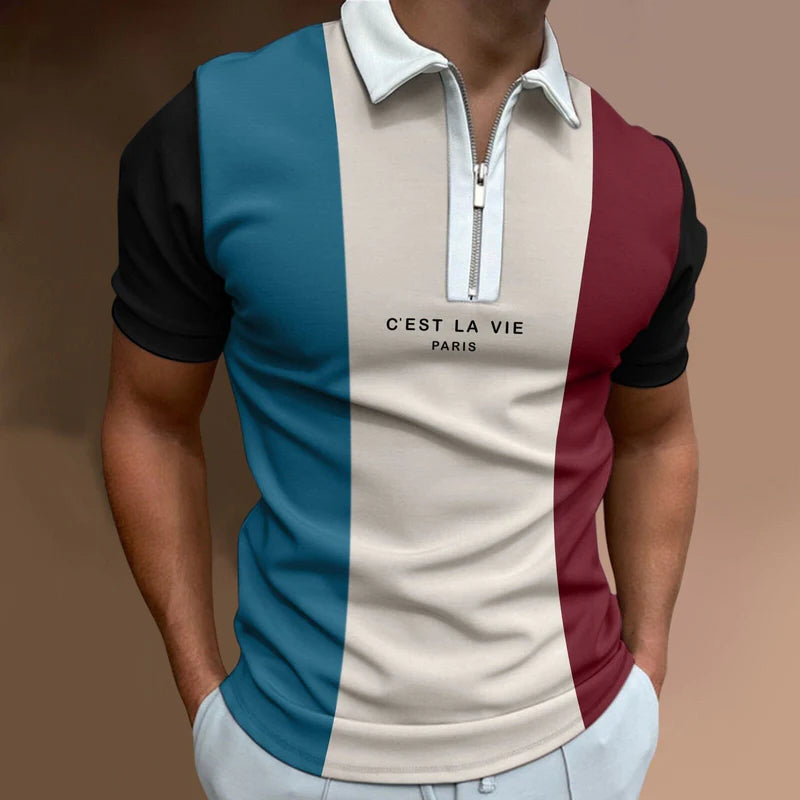 Men's Polo Shirt HARTTMAN HT240 in Black / Blue / White / Red