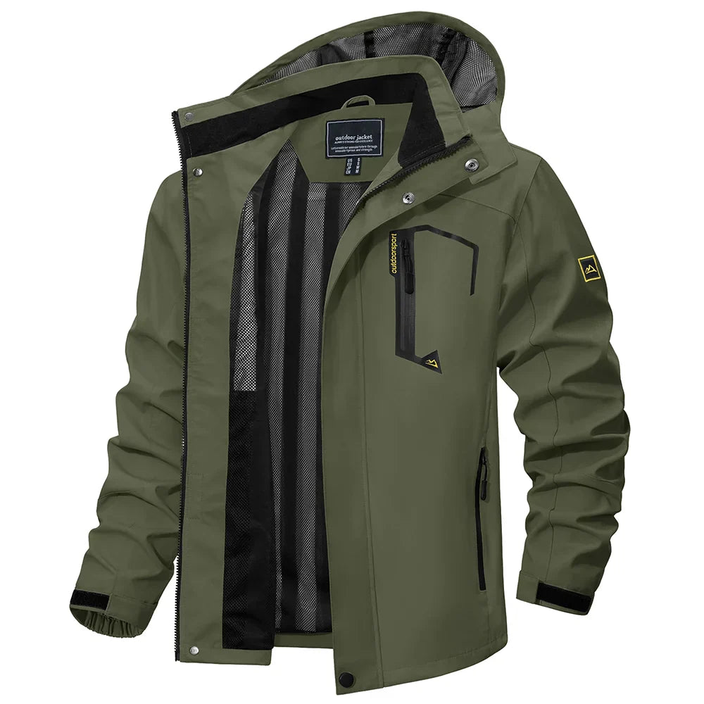 Men's Waterproof Jacket HARTTMAN HT038 in Green