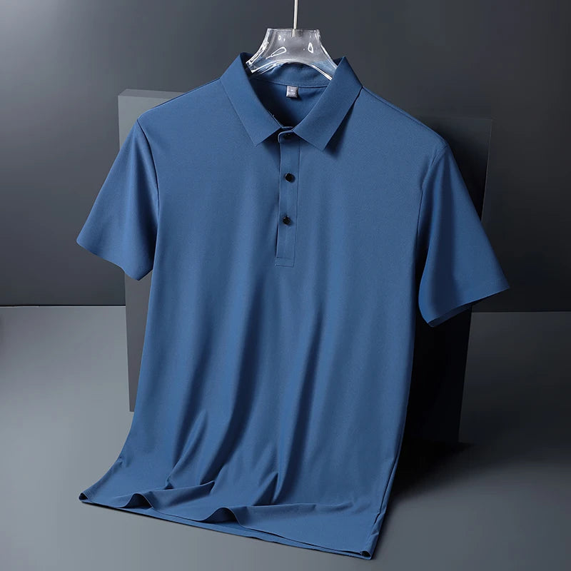 Men's Cotton Polo Shirt HARTTMAN HT117 in Dark Blue