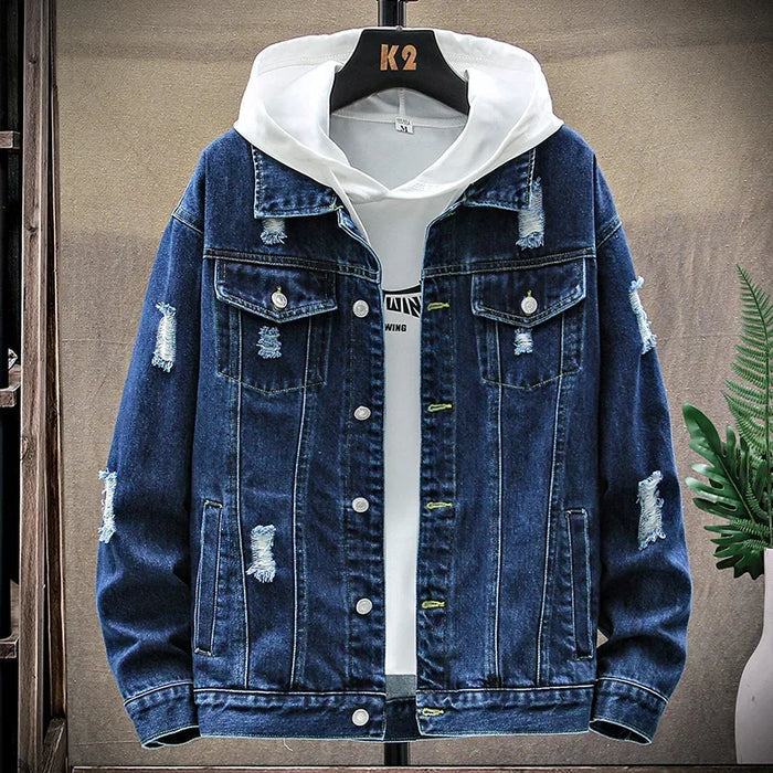 Men's Denim Jacket HARTTMAN HT138 in Blue