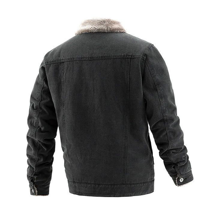 Men's Denim Jacket with Lined Interior HARTTMAN HT142