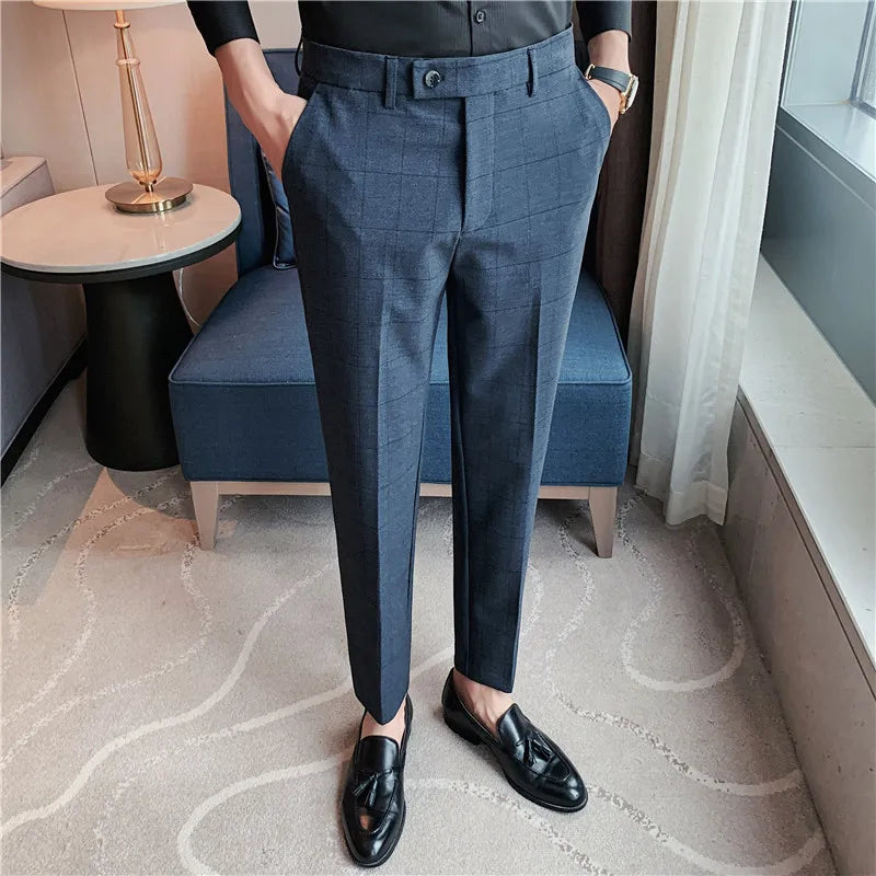 Men's Tailored Trousers HARTTMAN HT202 in Blue