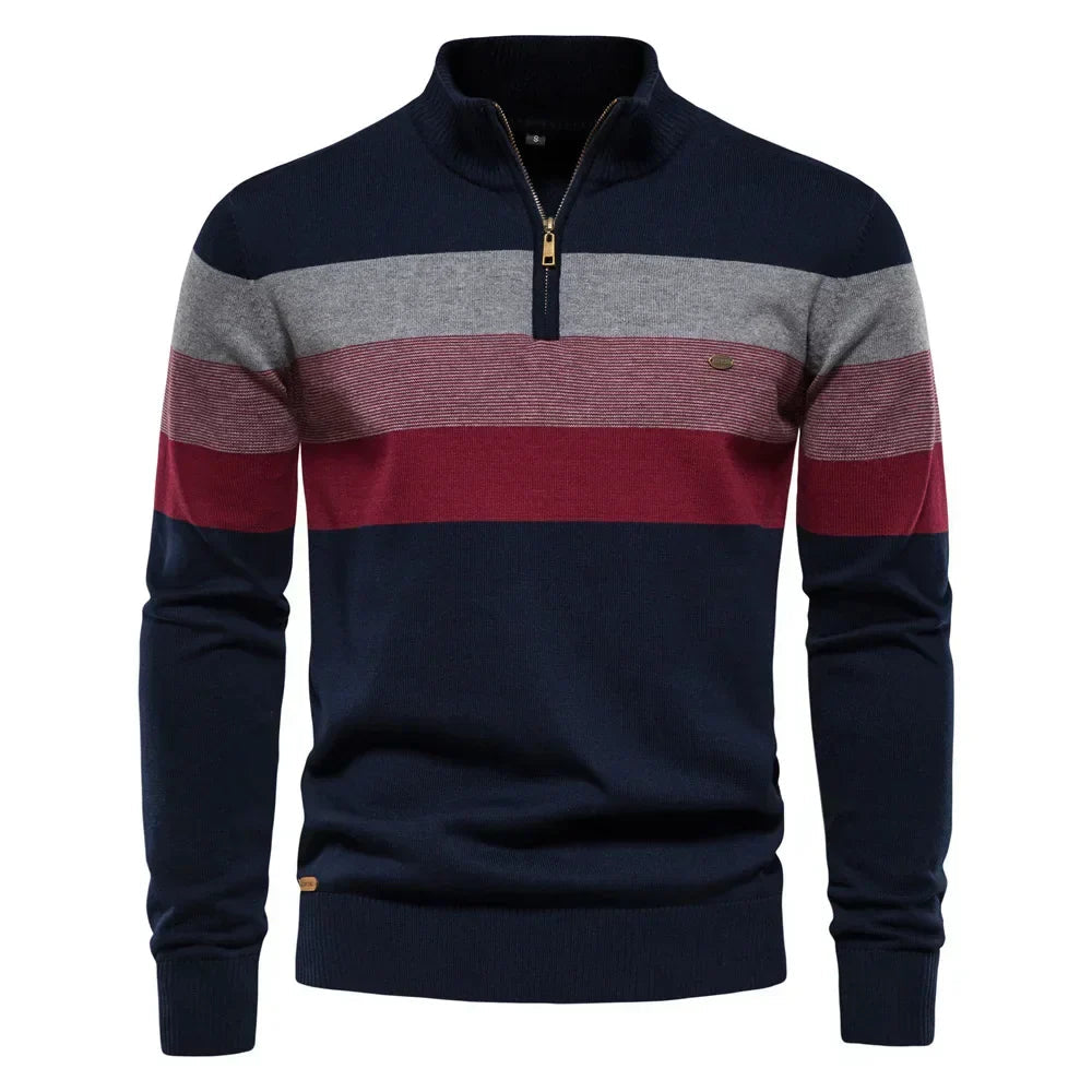 Men's Sweater HARTTMAN HT172 in Navy Blue