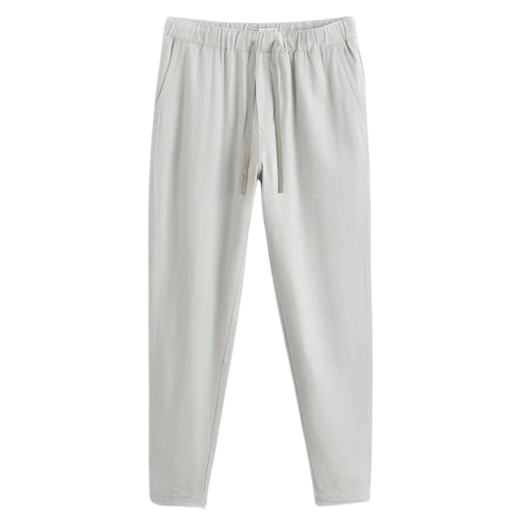 Men's Linen Trousers HARTTMAN HT364 in Grey