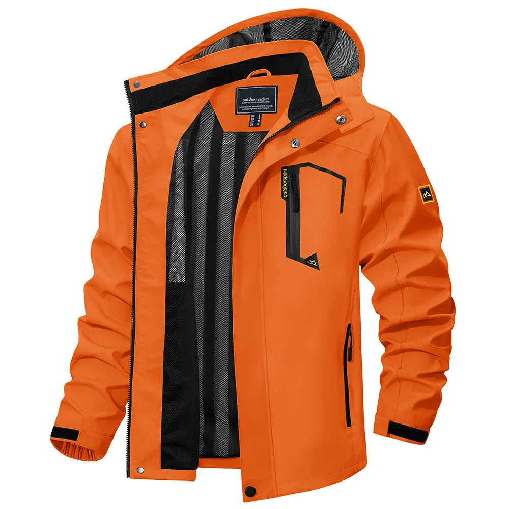 Men's Waterproof Jacket HARTTMAN HT038 in Orange