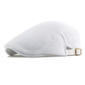 Men's Breathable Flat Cap HARTTMAN HT028 in White