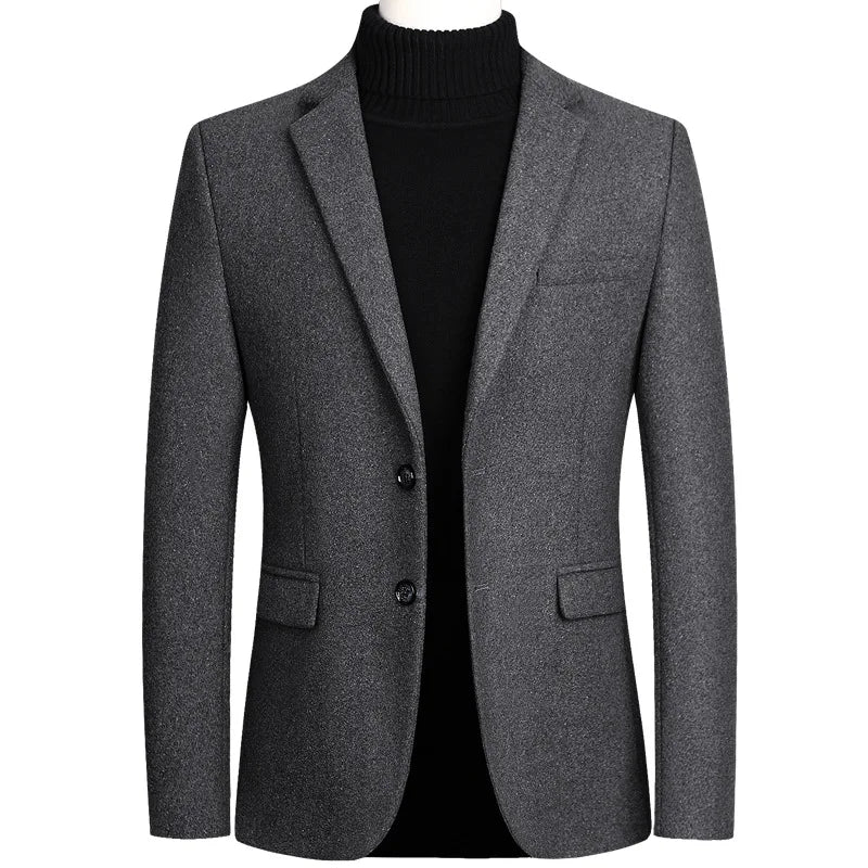 Men's Slim Fit Blazer HARTTMAN HT351 in Grey