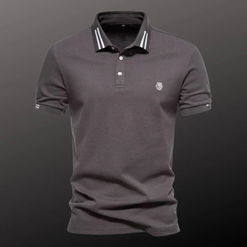 Men's Cotton Polo Shirt HARTTMAN HT238 in Grey