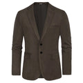 Men's Suede Blazer HARTTMAN HT353 in Brown