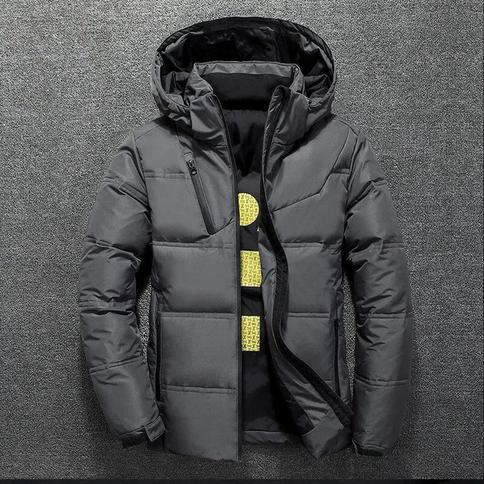 Men's Puffer Jacket HARTTMAN HT161 in Dark Grey