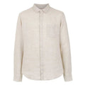 Men's Linen Shirt HARTTMAN HT346 in Khaki