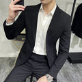 Men's Cotton Blazer HARTTMAN HT005 in Black