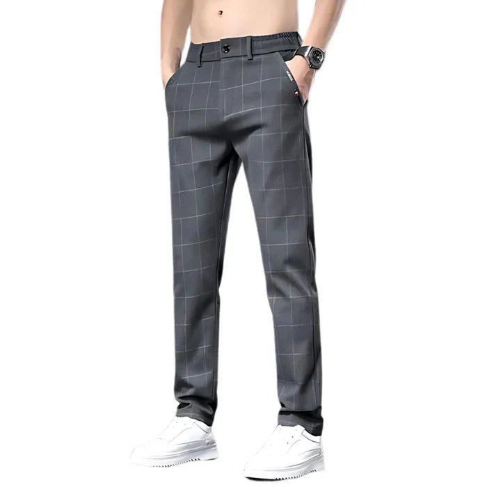 Men's Check Formal Trousers HARTTMAN HT204