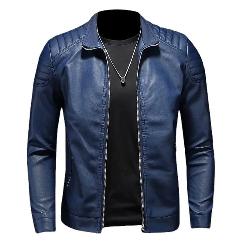 Men's Leather Biker Jacket HARTTMAN HT167