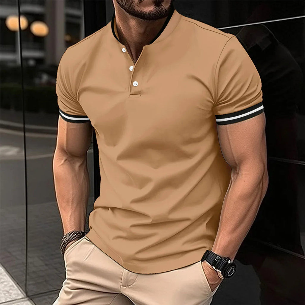 Men's Cotton Polo Shirt HARTTMAN HT106 in Beige