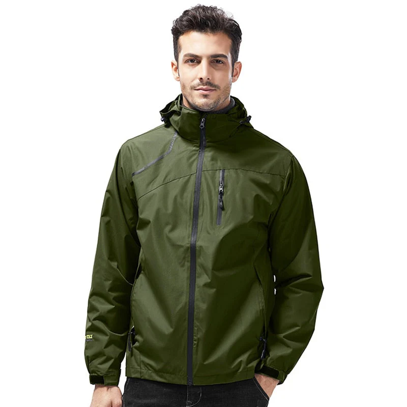 Windbreaker Jacket HARTTMAN HT126 in Green