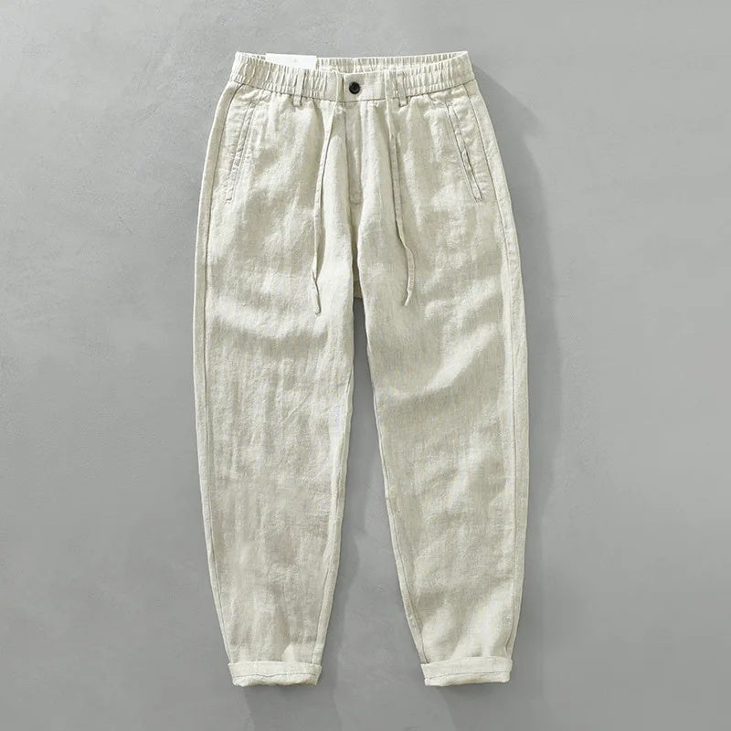 Men's Linen Trousers HARTTMAN HT378