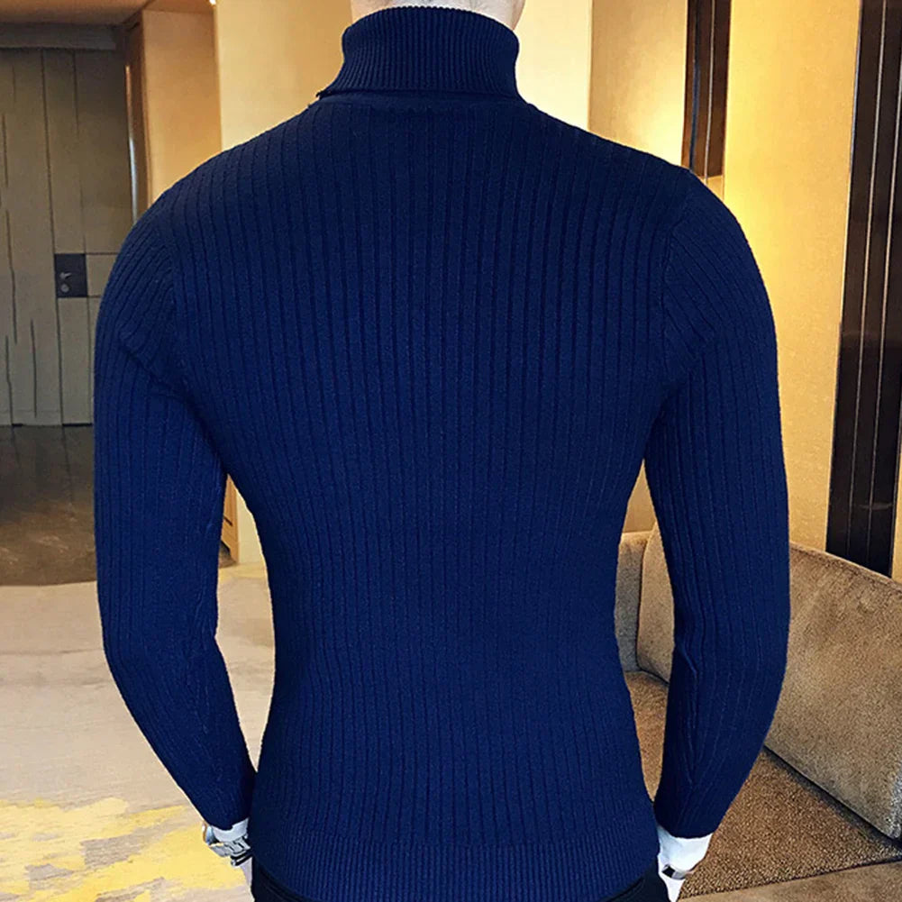 Men's High Neck Pullover Sweater HARTTMAN HT177