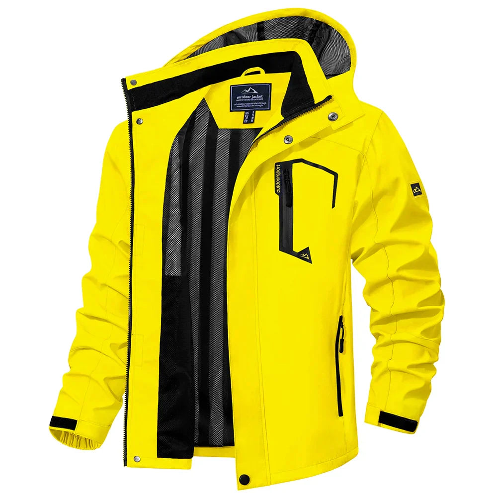 Men's Waterproof Jacket HARTTMAN HT038 in Yellow