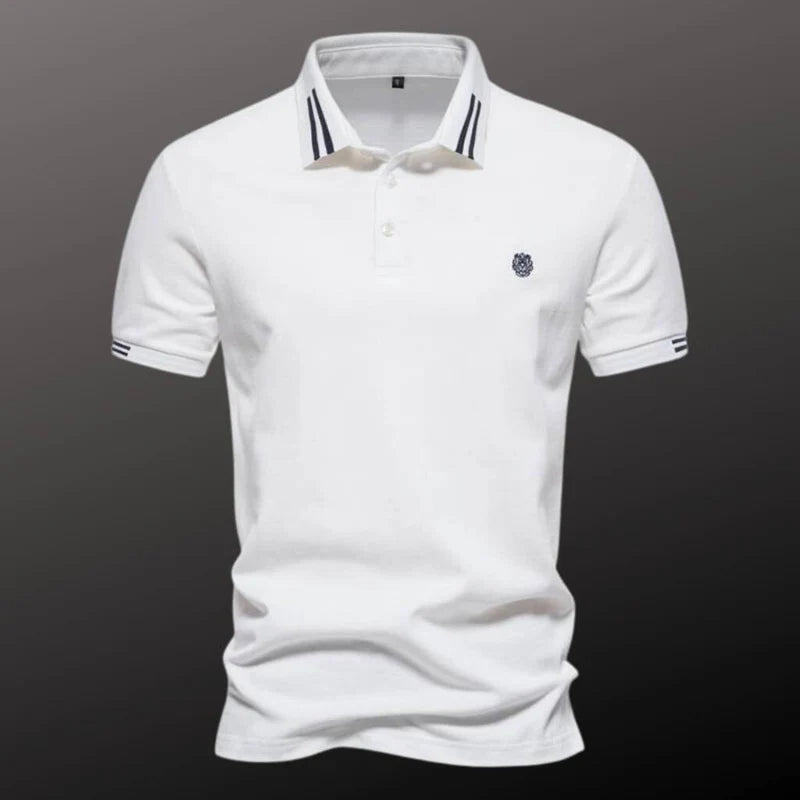 Men's Cotton Polo Shirt HARTTMAN HT238 in White