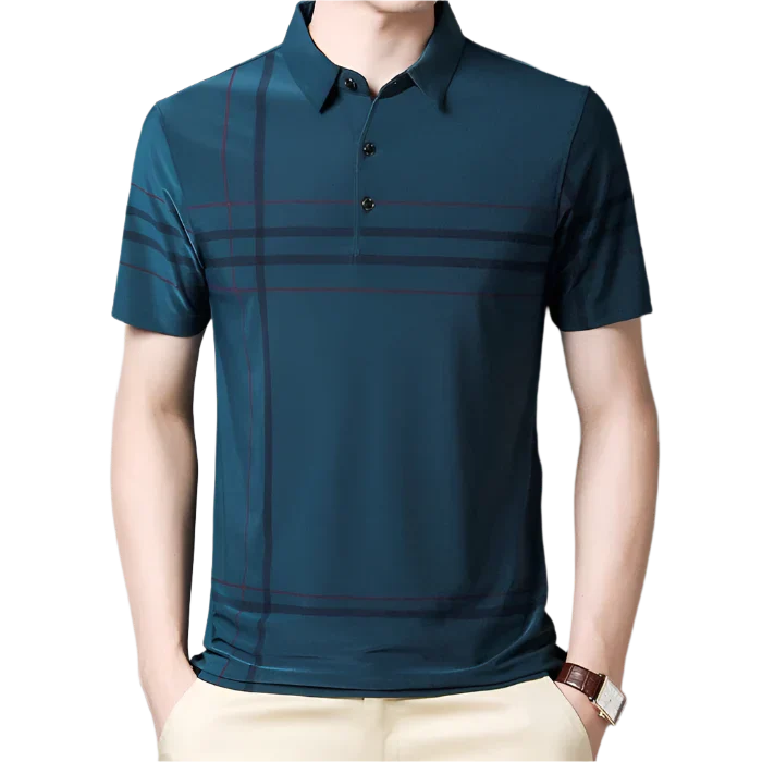Men's Striped Polo Shirt HARTTMAN HT235
