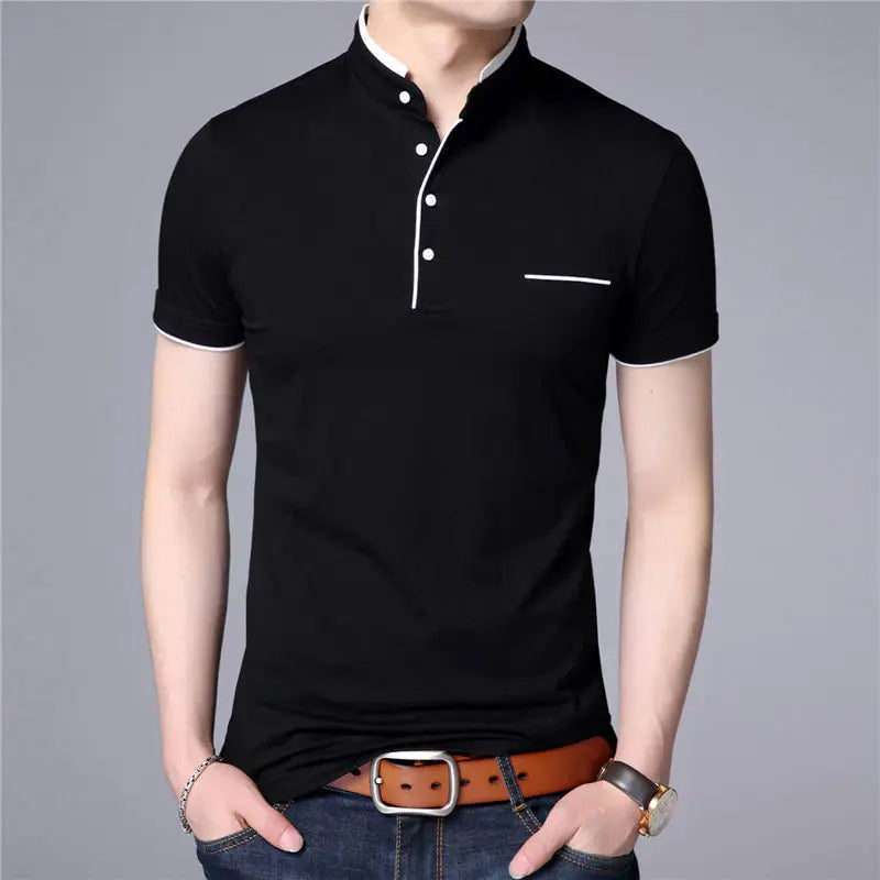 Men's Cotton Polo Shirt HARTTMAN HT110 in Black