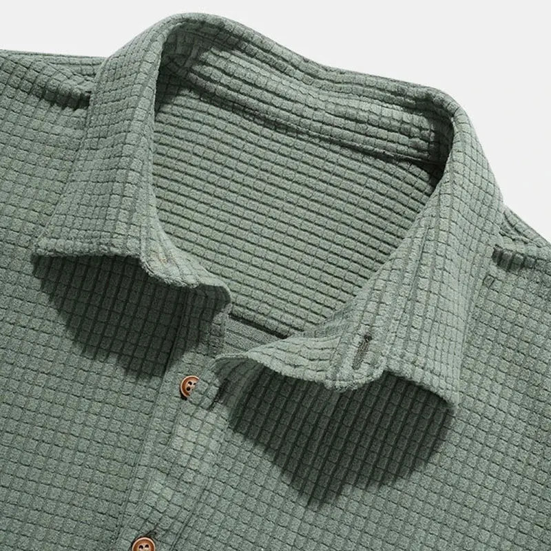 Men's Striped Cotton Shirt HARTTMAN HT125