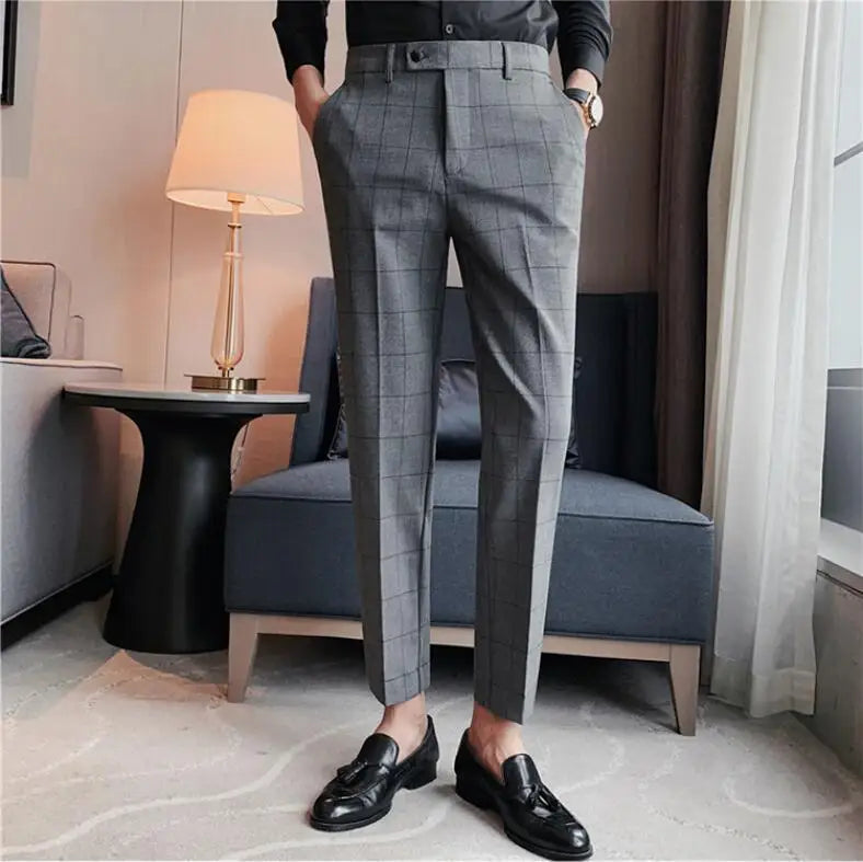 Men's Tailored Trousers HARTTMAN HT202 in Grey