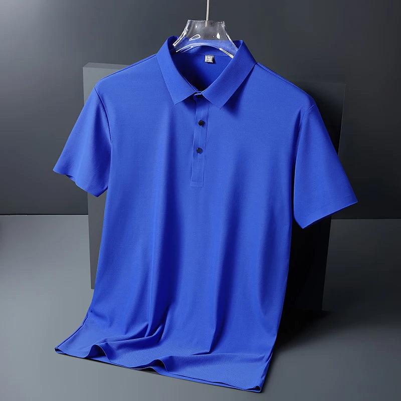 Men's Cotton Polo Shirt HARTTMAN HT117 in Blue